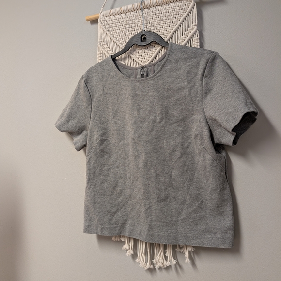 Everlane The Dream Tee Heather Gray Short Sleeve Tee Large Staple Elevated - Picture 6 of 10